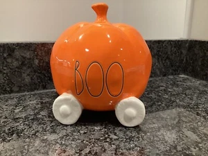 Rae Dunn Halloween Boo Pumpkin - Picture 1 of 5