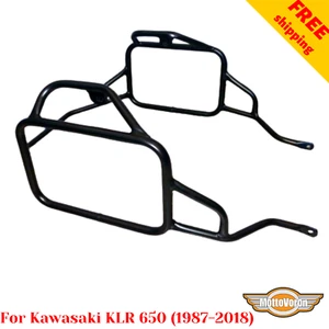 For Kawasaki KLR 650 pannier rack KLR650 KL-650A side carriers (1987-2018) - Picture 1 of 8