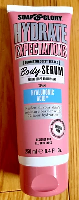 Suero corporal suavizante Soap & Glory Hydrate Expectations 8,4 oz / 250 ml nuevo Foto 1 de 3
