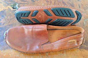 Pikolinos Brown Leather Slip-On Shoes Size 43 (9.5-10) - Picture 1 of 11