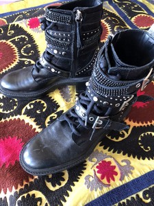 zara boots with studs