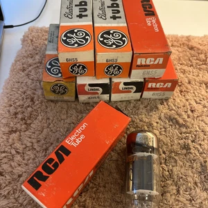 P12 Lot of 8 6hs5 RCA GE Lindal in box Vacuum Tubes - Picture 1 of 3