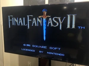 Final Fantasy II 2 Super Nintendo SNESn1991 Authentic Map/Manual Final fantasy 4 - Picture 1 of 5