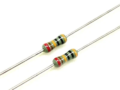10pcs PHILIPS MRS25 3 Ohm  (3R) 0.6W 1% 50ppm Metal Film Resistor Vintage - Image 1 of 4