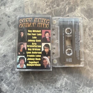 Sony Music Great Hits Johnny Cash Roy Orbison Cassette Tape US RARE IMPORT - Picture 1 of 3