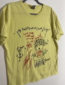 RARE The Evolution Of CHIEF KEEF T-SHIRT Yellow Size Large Love Sosa - Picture 1 of 4