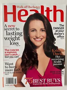KRISTIN DAVIS June 2008 HEALTH MAGAZINE Danger At Doctors Office X-Ray Radiation - Imagen 1 de 12