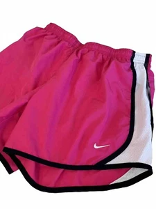 ✨ NEW Nike Pink White Black Dri-Fit Girls Running Athletic Shorts Briefs XL - Picture 1 of 6