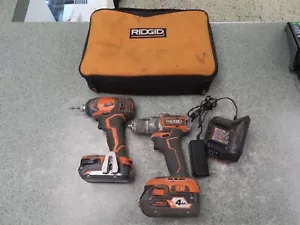 RIDGID 18-Volt Brushless SubCompact Drill Driver and Impact Driver Combo Kit - Picture 1 of 5