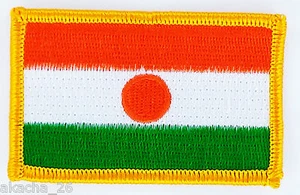 PATCH AUFNÄHER STICKEREI FLAGGE NIGER ABZEICHEN THERMOAUFKLEBER NEU FLAG PATCHE - Bild 1 von 1