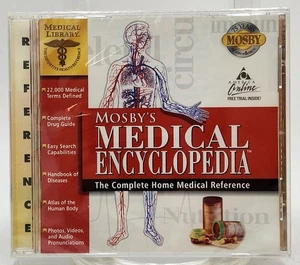 Vintage 1995 Mosby’s Medical Encyclopedia CD-ROM - Windows 3.1 (oder höher) VERSIEGELT - Bild 1 von 2