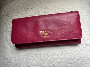 Prada Magenta Long Wallet - Picture 1 of 7
