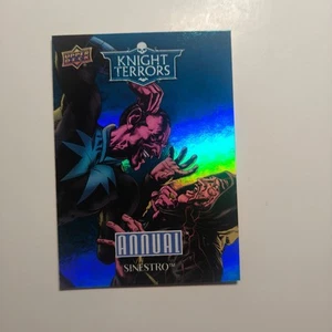 SINESTRO 2023-24 Upper Deck DC Annual Blue Foil KNIGHT TERRORS #kt-21 A9 - Picture 1 of 2