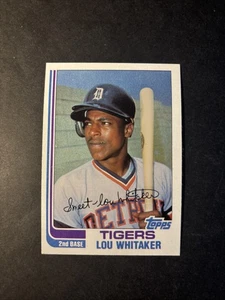 1982 Topps Lou Whitaker Detroit Tigers No. 39 - Picture 1 of 2