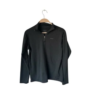 Patagonia Kids Capilene MidWeight Zip-Neck base layer Black XL 14 - Picture 1 of 3