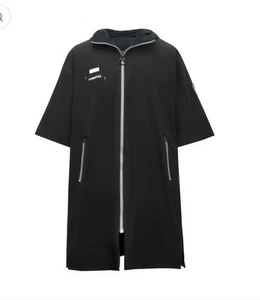 Hydrotex Waterproof Poncho  Jacket Swim Parka - Black - NWT  - Picture 1 of 14