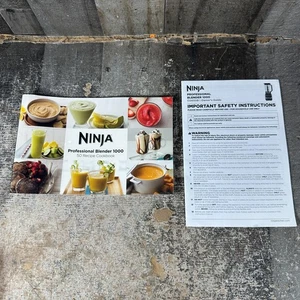 Ninja CO650B 1000 Profi Mixer Handbuch & Kochbuch - Bild 1 von 3