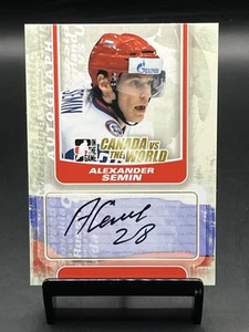 2011-12 In the Game Canada vs. The World Alexander Semin #A-AS Auto - Picture 1 of 2