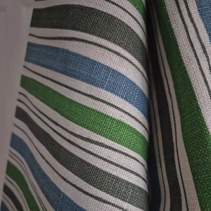 CHRISTOPHER FARR Boundary Stripe in Green /blue 1.1M - Picture 1 of 11