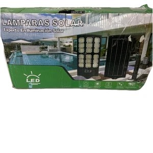 L E D Solarleuchte Panels private Straßenlaternen mit Fernbedienung Neu/Open Box - Bild 1 von 7