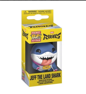 Marvel Rivals Jeff The Land Shark Funko Pop Key Chain - Image 1 of 4