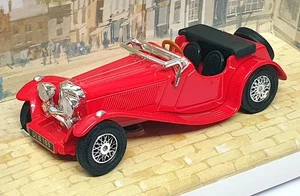 Matchbox Appx 10cm Long Diecast Y1-G - Jaguar SS100 - Red - Picture 1 of 5