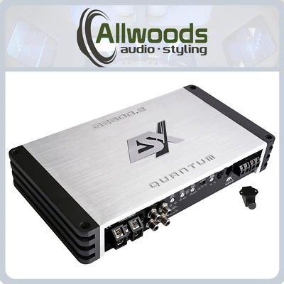 ESX QE600.2 600w RMS 2 Channel Class D digital amplifier - Image 1 of 4