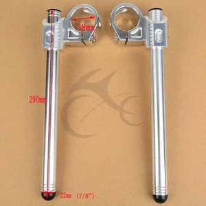 Pair Handle Bars 38MM Clip on Handlebars Fit For YAMAHA FZR 400/600CC 1989-1996 - Picture 1 of 5
