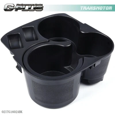 Fit For 07-2012 Nissan Altima Black Center Console Cup Holder w Insert Drink New - Image 1 of 4