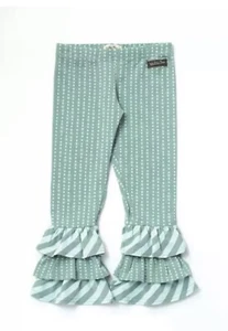 MATILDA JANE BONBON Bennys 12 Leggings Ruffled Mint Dot Girls Happy & Free NWT - Picture 1 of 9