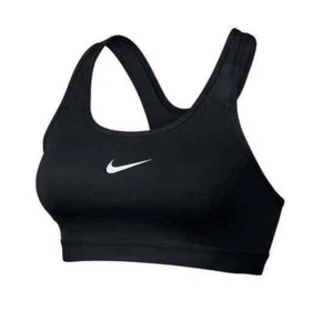 NEW NIKE [XL] Women's DRI-FIT Padded Yoga/Pickleball Sports Bra-Black 823312-010 - Picture 1 of 3