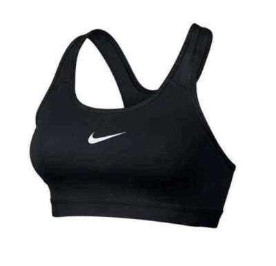 NEW NIKE [XL] Women's DRI-FIT Padded Yoga/Pickleball Sports Bra-Black 823312-010 - Image 1 of 3