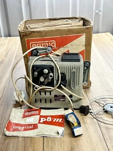 VINTAGE EUMIG WIEN TYP P 8 M IMPERIAL PROJEKTOR P8M MIT BOX NICHT GETESTET - Bild 1 von 15