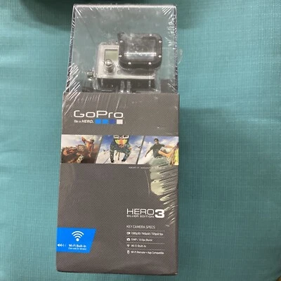 Brand New GoPro Hero 3 Silver Edition Action Camera - 1080p ~ New Sealed - Image 1 of 4