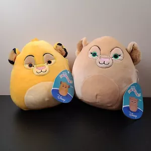 Neu mit Etikett Squishmallows Disney Löwe König Simba & Nala 7 Zoll Set Plüschtier Kuscheltiere NEU - Bild 1 von 16
