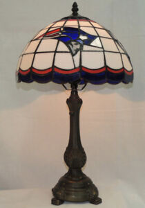 New England Patriots NFL Boston Stained Glass Lamp Shade Football Tiffany Style