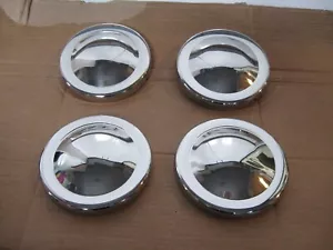 BMC Austin Morris Mini Mk1 Mk2 850 998 1000 Super Deluxe Cooper S Hub Cap Set 4 - Picture 1 of 6
