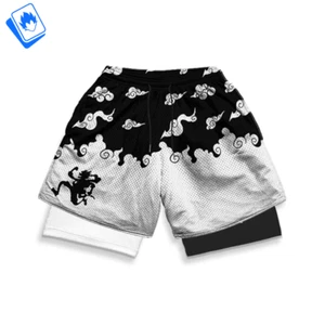 Pantaloncini da bagno Costume da Spiaggia Uomo One Piece Luffy Monkey D. Rufy - Foto 1 di 4