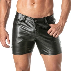 TOF PARIS Kinky Mid-Thigh Shorts Slim Fit Low Waist Belt Loops 4 Pockets 46 - Bild 1 von 7