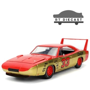 JADA BIGTIME MUSCLE 1969 DODGE CHARGER DAYTONA #33 1/24  RED / GOLD  36297 - Picture 1 of 6