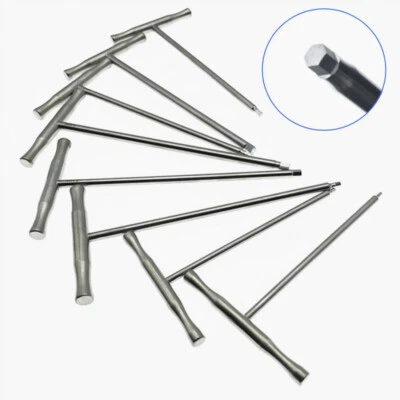 Destornillador de cabeza hexagonal mango en T destornilladores de hueso 1 pieza instrumentos ortopédicos Foto 1 de 4