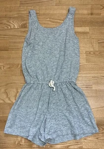 Girl's Gap Gray Terry Cloth Romper Size 8 EUC - Picture 1 of 3