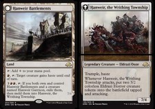 WOTC MTG Hanweir Battlements // Hanweir, the Writhing Township ® NM