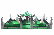 Cemitério Grande Personalizada Cemitério Conjunto Lápide Halloween Zumbi Blocos