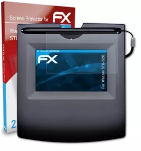 atFoliX 2x Screen Protection Film for Wacom STU-520 Screen Protector clear - Picture 1 of 9