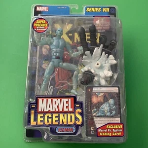 Marvel Legends ICEMAN Series VIII 8 BRAND NEW NICE SHAPE 2004 Ships Fast ToyBiz - Picture 1 of 6