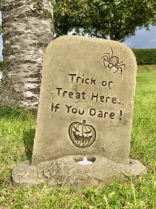 'Truco o trato si te atreves' de Halloween con candelabro - Imagen 1 de 3