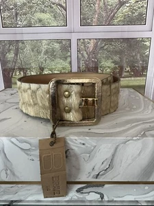 Sundance Hair On Belt, Größe 34/ Medium, Neu mit Etikett - Bild 1 von 6