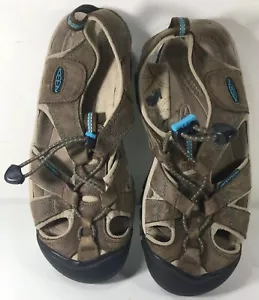 Keen Closed Toe Sports Sandal, Tan Teal Women's 38 EUR, 7.5 US - Picture 1 of 10