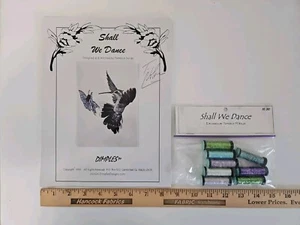Grübchen Designs SHALL WE DANCE Kolibri Kreuzstichmuster 8 Kreinik Fäden - Bild 1 von 6